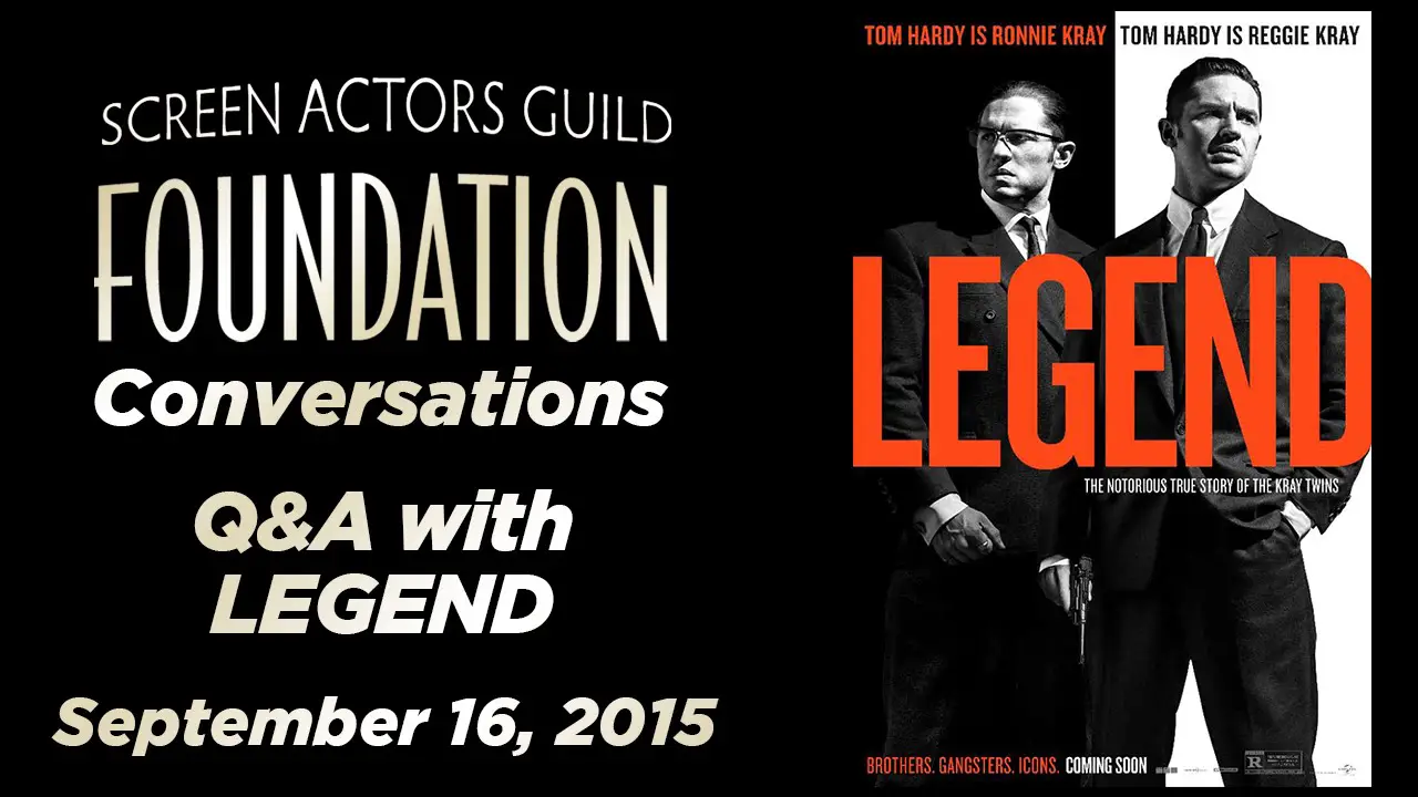 Watch: Conversations with Tom Hardy, Emily Browning and Brian Helgeland of ‘Legend’