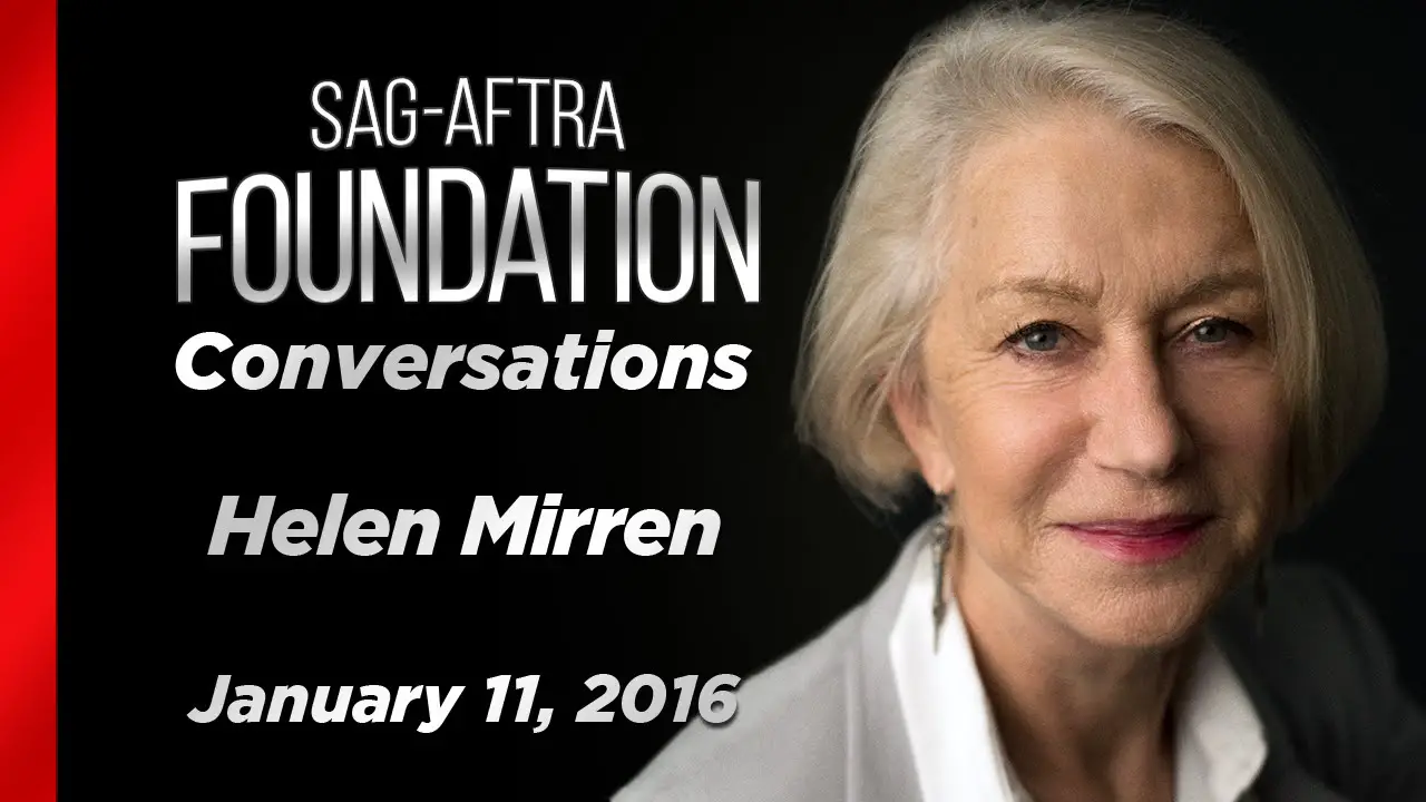 Watch: SAG Conversations with Helen Mirren