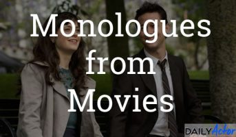 Monologues from Movies - Daily Actor: Monologues, Acting Tips ...