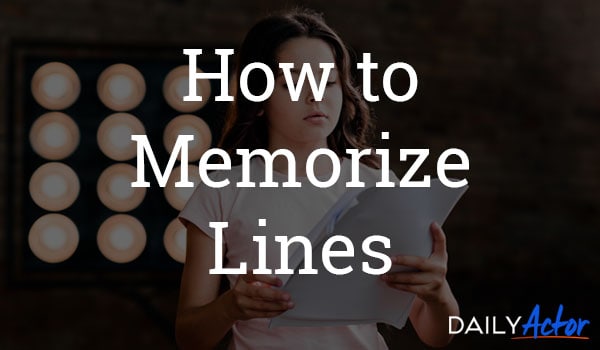 memorize lines
